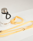 waterproof yellow lead and dog collar