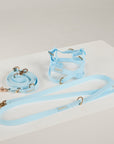 blue waterproof dog lead, waterprood dog harness