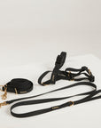 black blue waterproof dog lead, waterprood dog harness