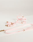pink waterproof dog lead, waterprood dog harness