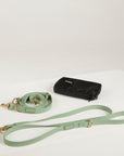 green yellow waterproof dog leash, poop bag