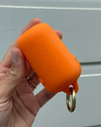 orange waterproof poop bag holder PVC