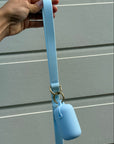 waterproof sky blue poo bag holder