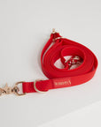 Hands Free Dog Lead - Cherry Red
