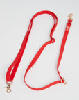 Hands Free Dog Lead - Cherry Red