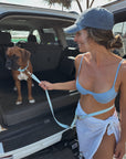 Hands Free Dog Lead - Sky Blue