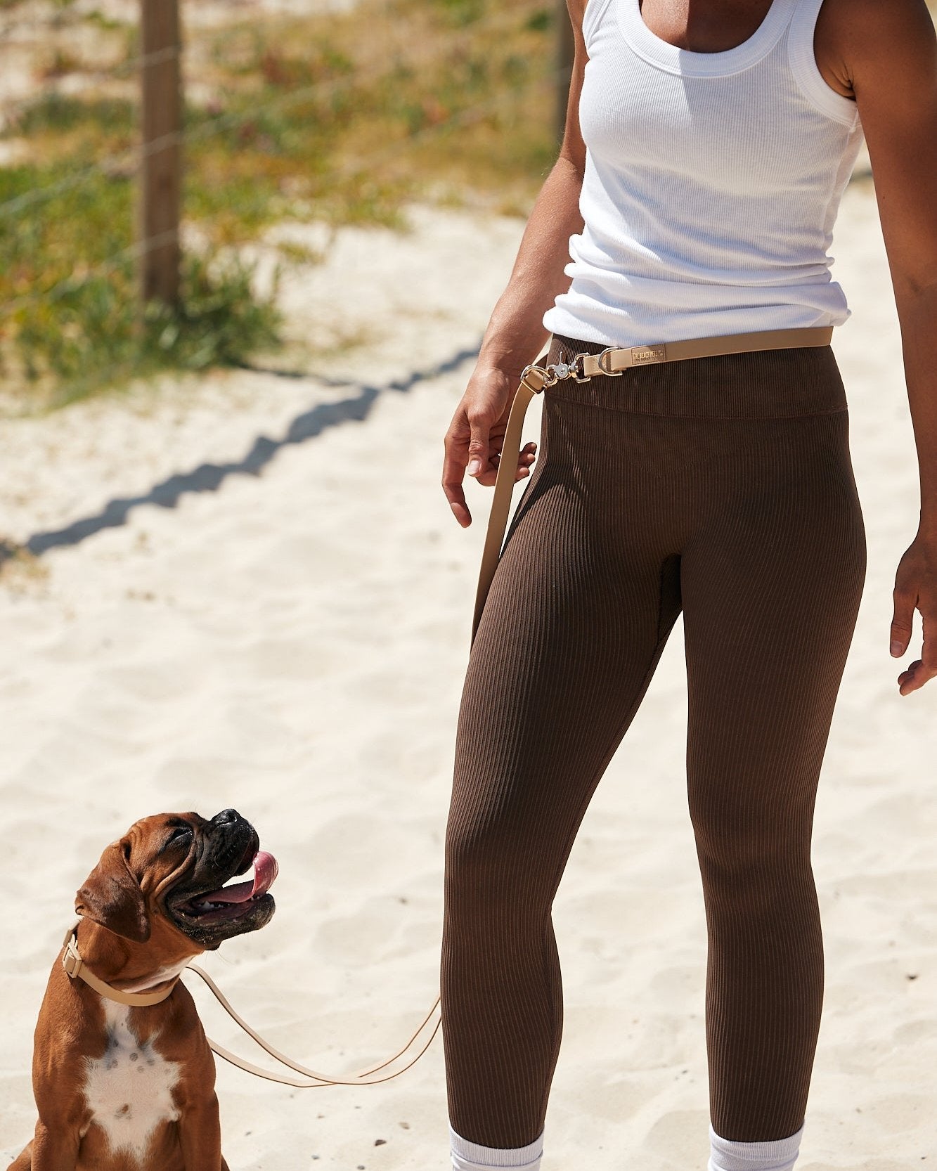 Hands Free Dog Lead - Sand