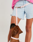 Hands Free Dog Lead - Baby Pink