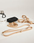 sand dog lead, dog water bottle, dog harness, dog poo bag pouch 