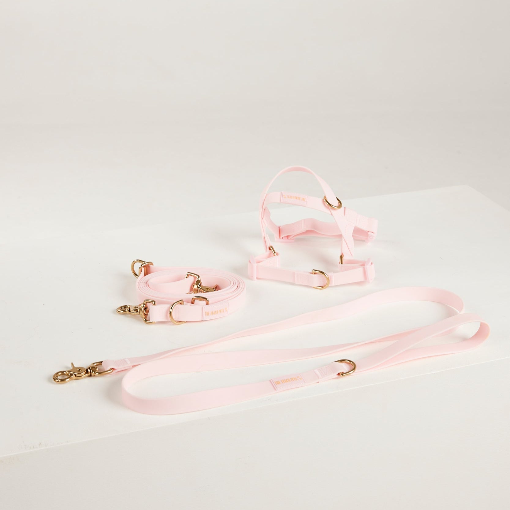 pink  waterproof dog lead, waterprood dog harness