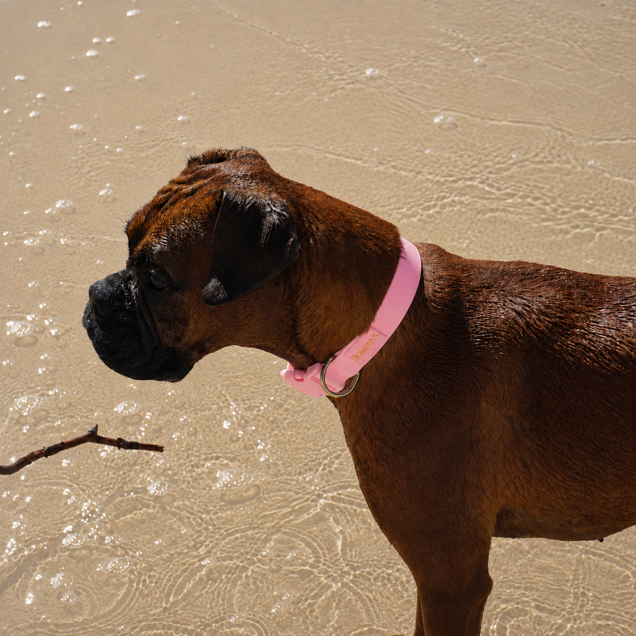 Waterproof Dog Collar - Candy Pink *Available Mid October*