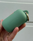 green waterproof poop bag pouch