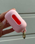 baby pink waterproof poop bag pouch