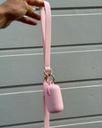 pink waterproof poo bag pouch