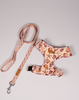 Shell print fabric harness